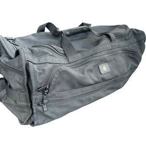 24” Vintage Tumi Dominoe’s Pizza Executive Black Travel Duffle Bag Made in USA